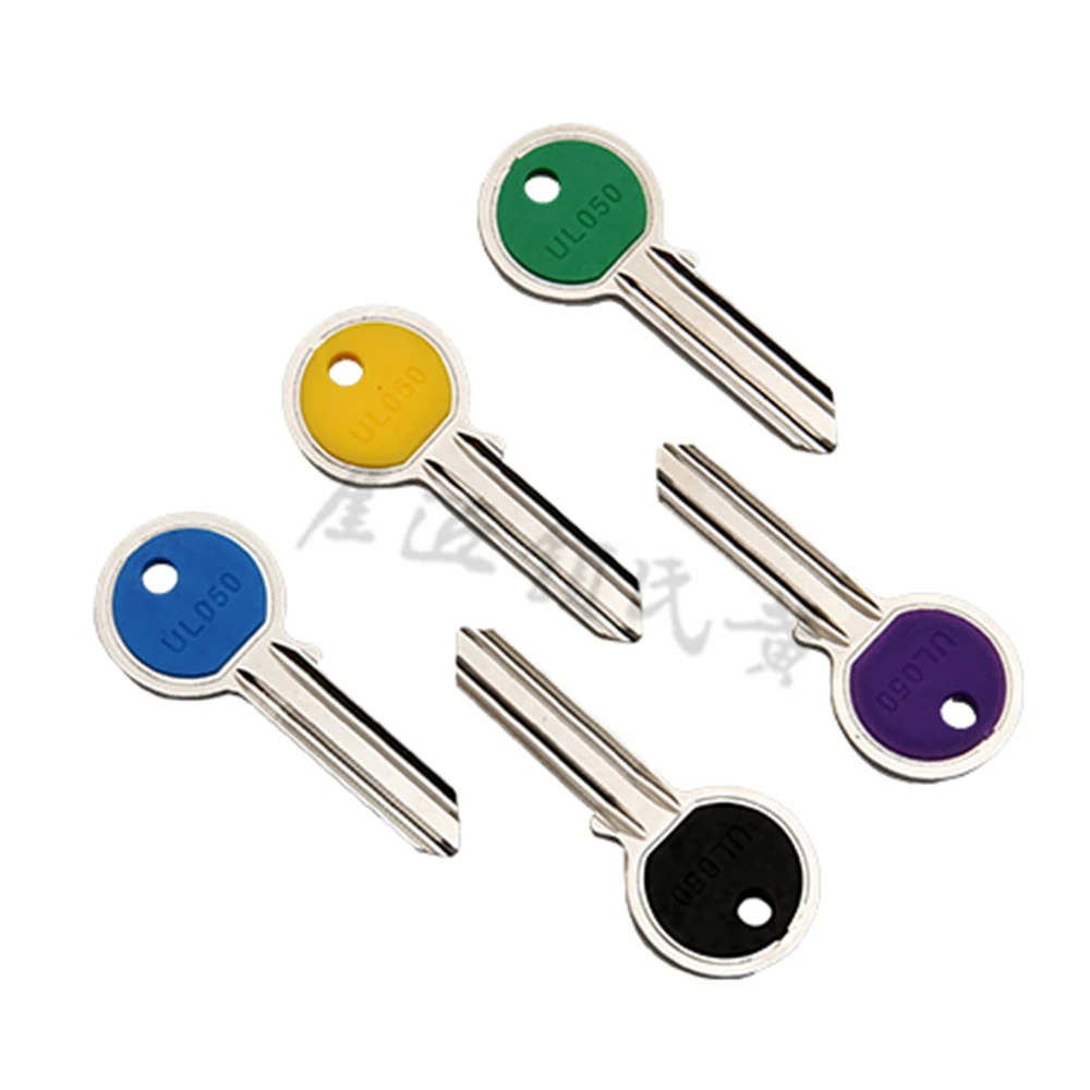 100PC UL050 Colorful Customized Universal Key Blank Key Uncut for Residential House Door Keys