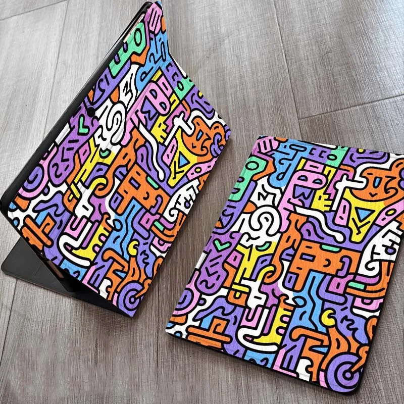 

Cartoon Colorful Figure Dance Case For OPPO Realme Pad Air X 10.36 11 Inch Tablet