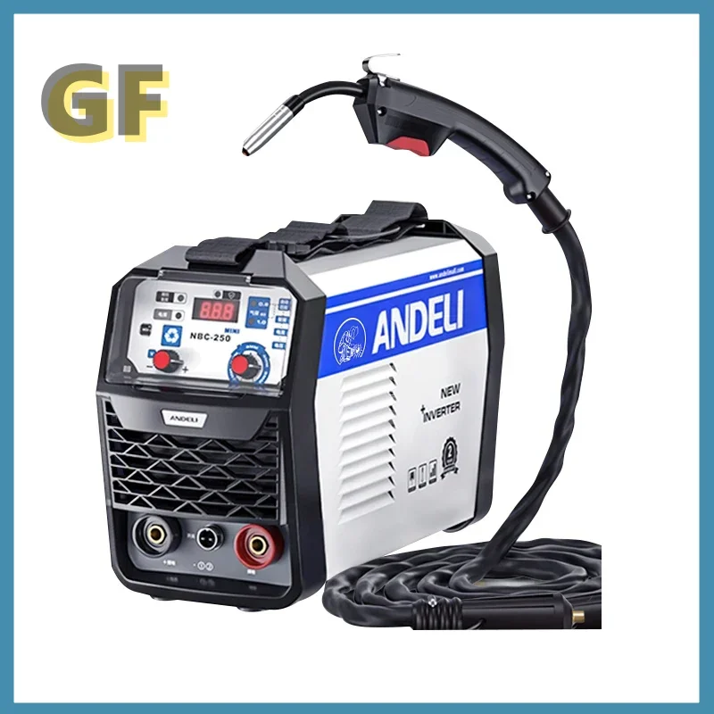 Household Welding Machine Semi-automatic Welding Machine Gas Free Flux Core Wire Inverter 1KG Capacity Welder 220V