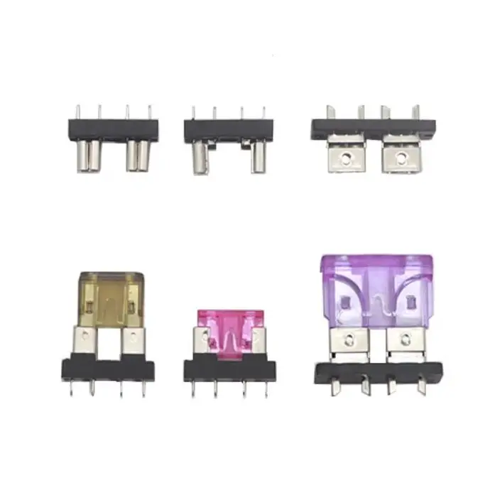 【5Set】 Car Fuse Holder PCB Board Standard Mini Micro Small Blade Auto Automotive Boat 32V For PCB Board Safety Clip Insertion
