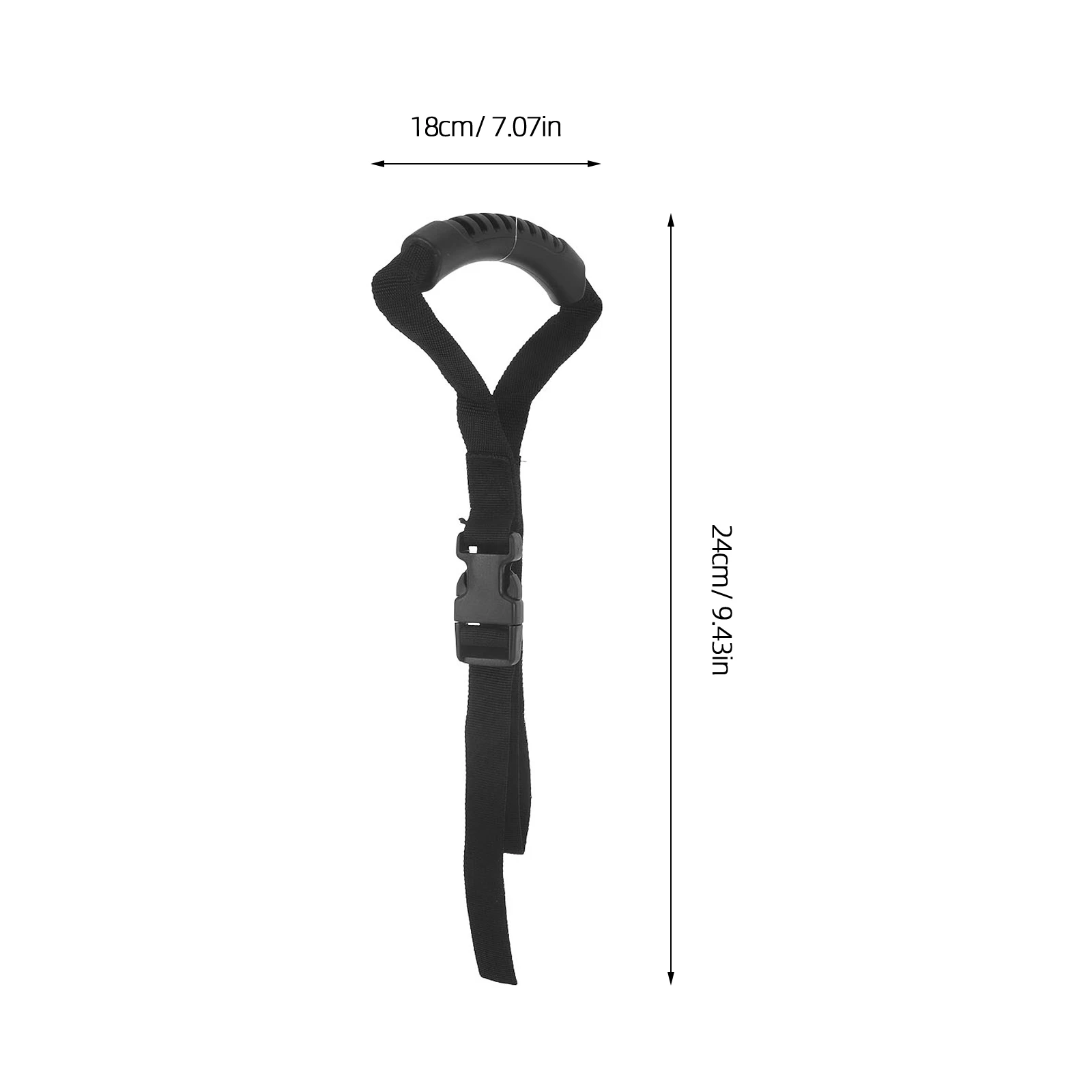 

2pcs Car Handle Black Oxford Car Assist Handle For Elderly Cloth Standing Support Assist Grip Tool for Elderly Vehicle Handrail