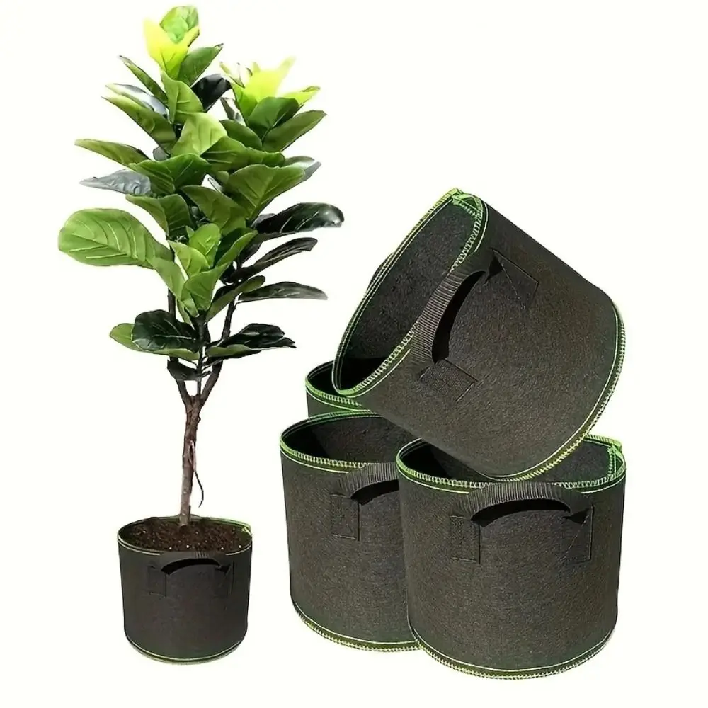 1/3/5/7/10 Gallon Felt Garden Planting Bag with Handles 1/3/5/7/10 Gallon Planting Nursery Pot Garden Tools Planting Container