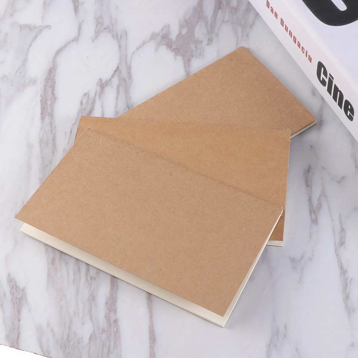 12Pcs Kraft Paper Notebooks Retro Color Blank Diary Journal Memo Pad for Creative Writing Sketching Travel Notes