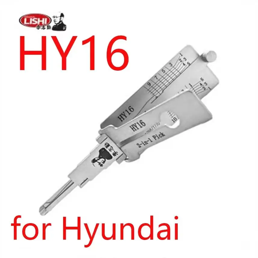 2026 Lishi 2-in-1 Pick/Decoder Tool for Hyundai HY16/X281 Locksmith Professional Car Lock Picking And Decoder Device