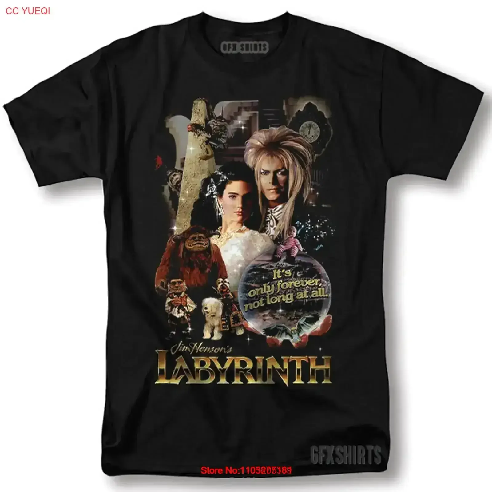 Labyrinth T Shirt Classic Movie Vintage Design Washed Breathable designer clothes Stylish Soft Versatile Casual vintage Washed