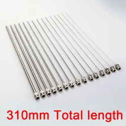 10pcs Precision dispensing needle Total length 310mm stainless steel dispensing tip metal nozzle
