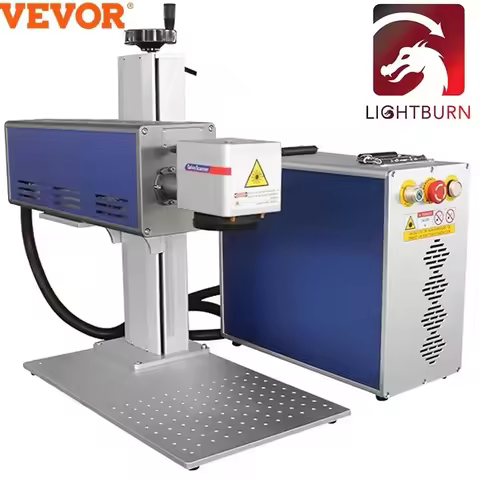 VEVOR 30/50W Fiber Laser Engraving Machine Metal Stainless Steel Laser Marking Machine Cutting Gold Silver Ring Laser Engraver