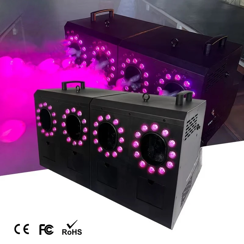 

ПЛАСТИКОВАЯ МАШИНА ДЛЯ ПРОТИВКИ SMOKE BUBBLE RGBW4-WHEEL 3000W СВАДЕБНАЯ ВЕЧЕРИННАЯ СЦЕНА DJ CLUB
