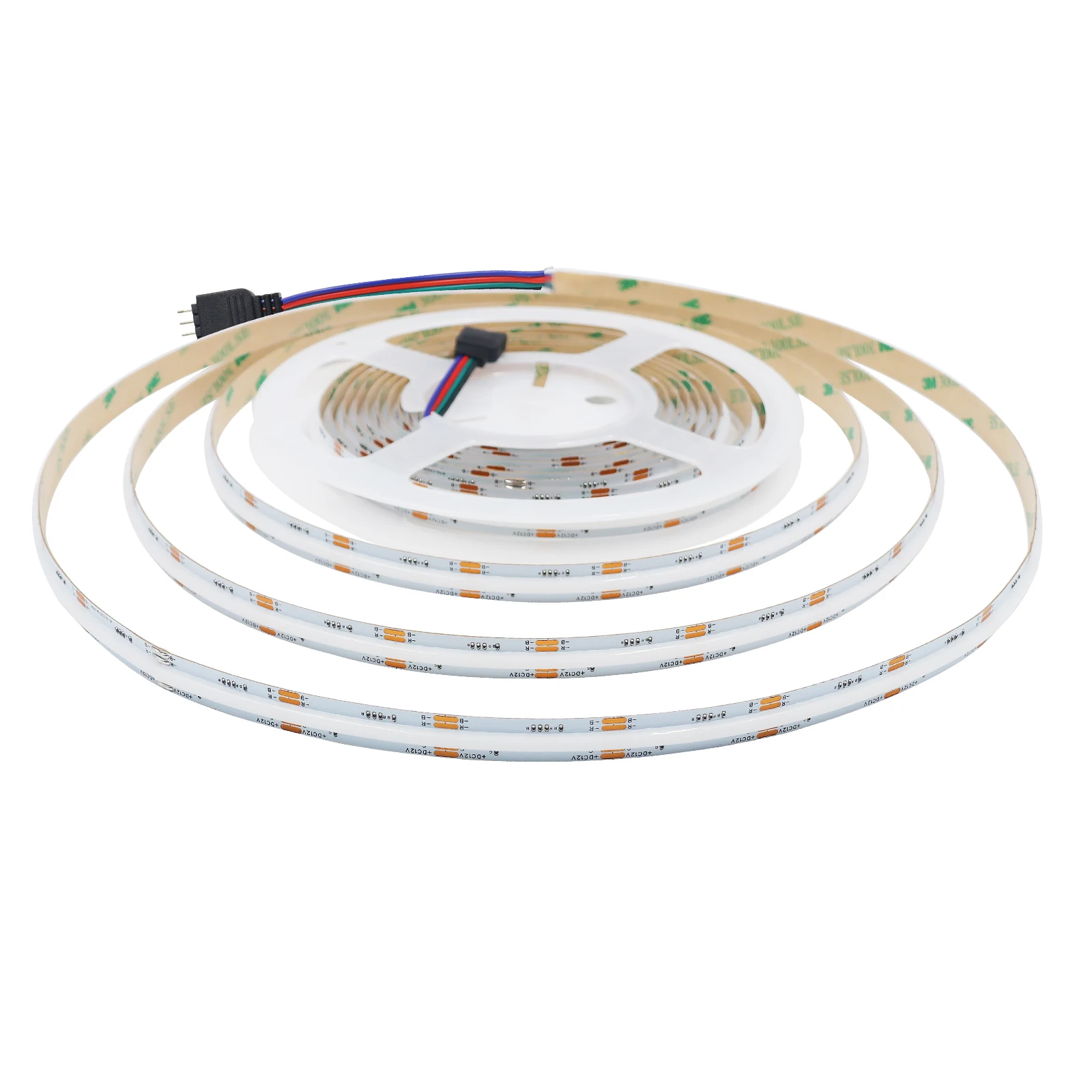 4Pin 10mm PCB RGB COB LED Streifen Licht 5V 12V 24V DC RA90 576 840 LEDs/m Hohe Helle Bunte Flexible Lineare Band Bar Beleuchtung