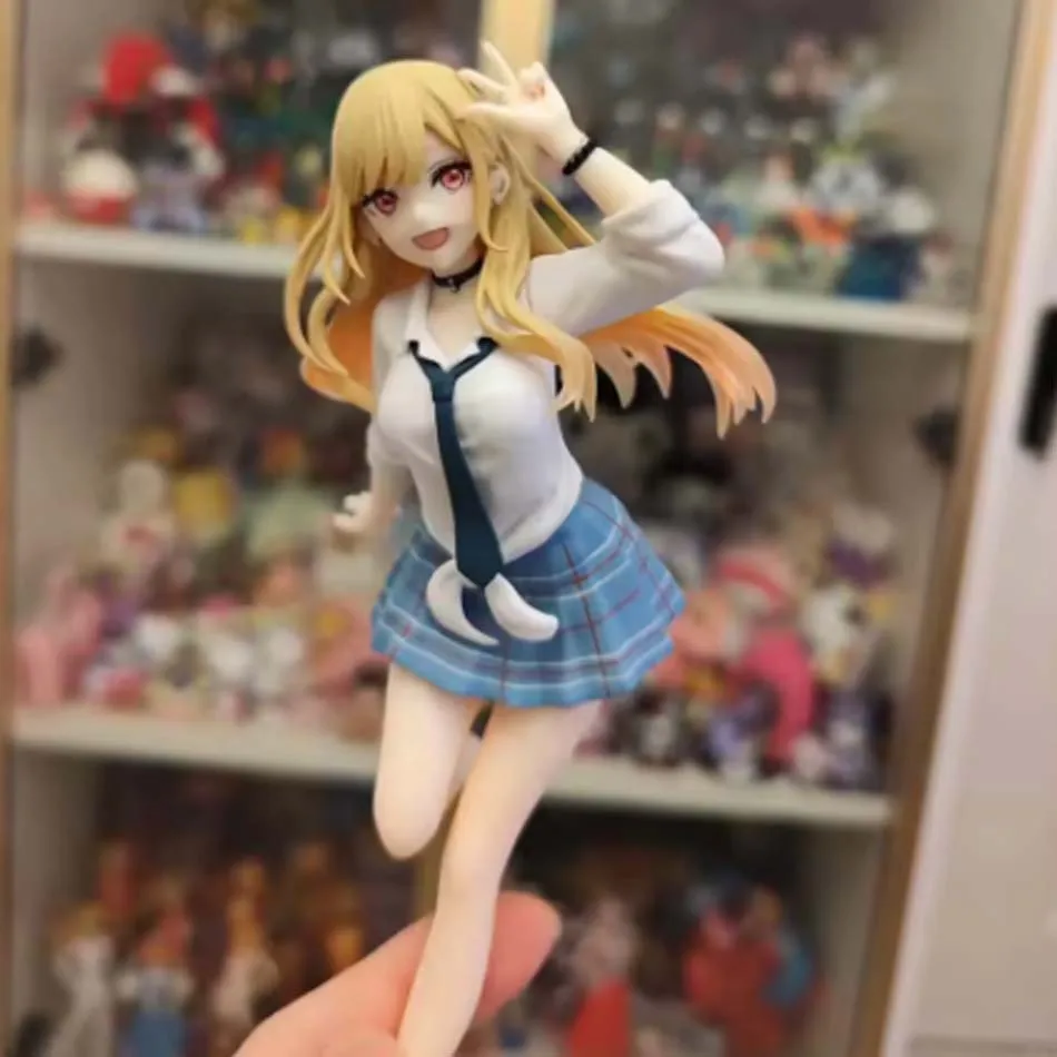 Hot sale My Dress-Up Darling Marin Figure, School Uniform Style Action Figure, Collectible PVC Model Doll, Desktop Ornament Gift