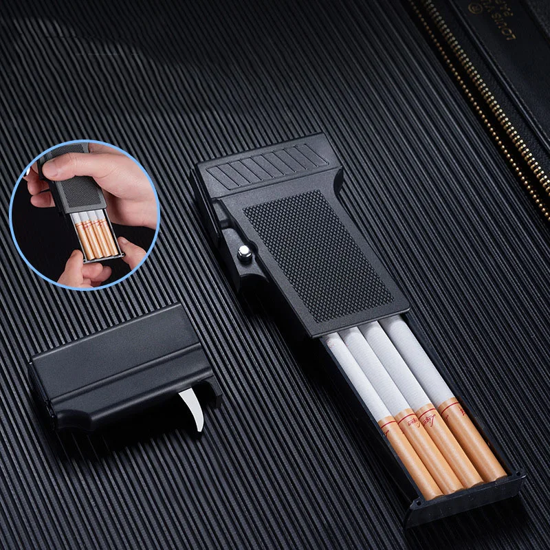 New Split Type Lighter Creative Butane Gas Lighter Can Hold 8 Regular Cigarettes Personalized Cigarette Box Lighters