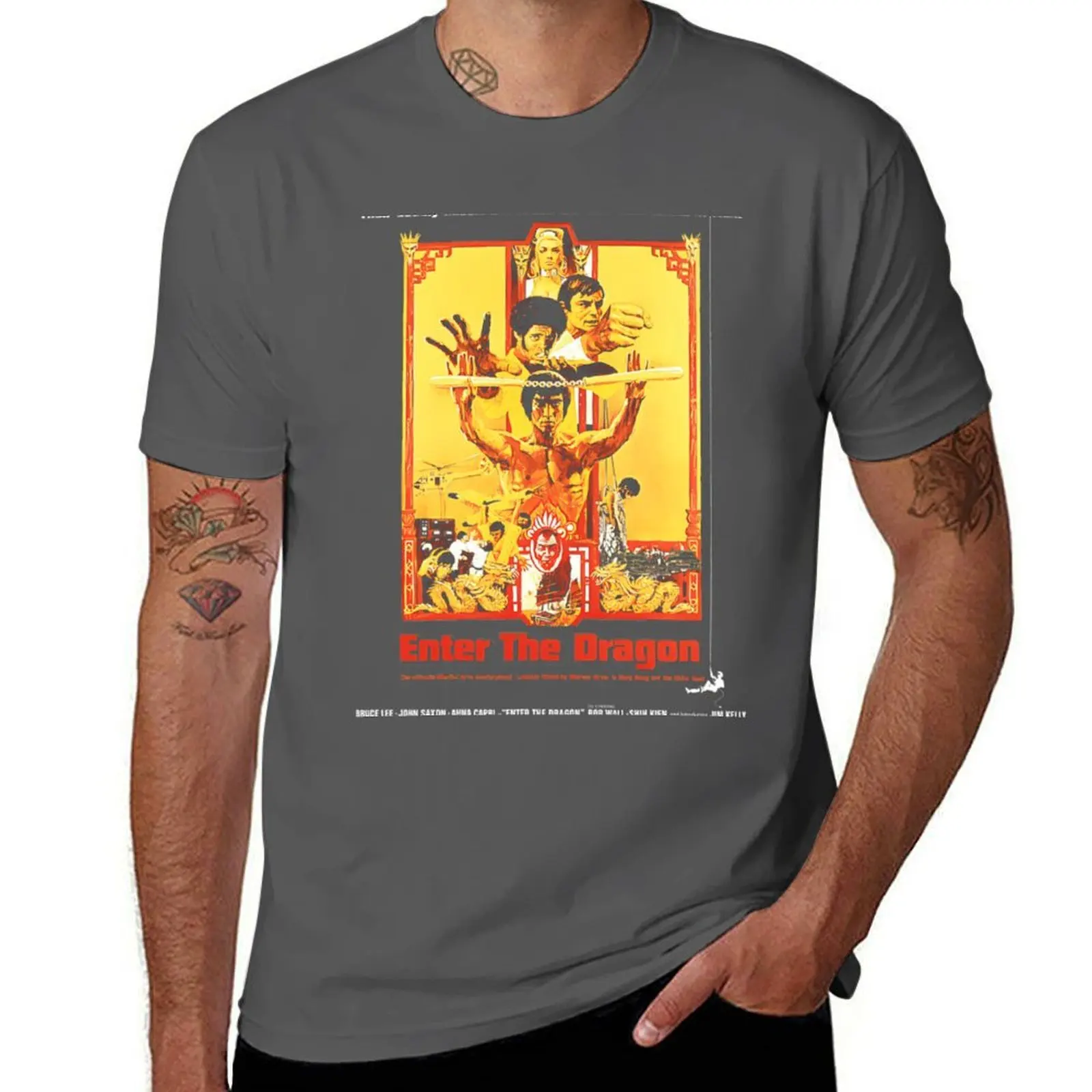 

Legend Actor Film Movie Vintage Legendary Dragon Classic T-Shirt Holiday Party T-Shirt for Men