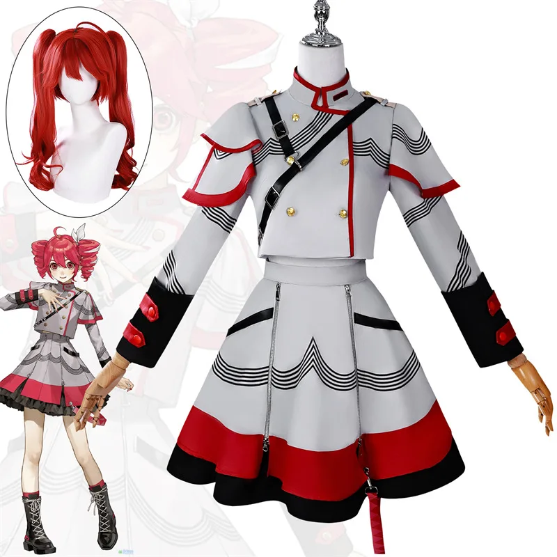 Kasane Teto Cosplay Kostüm Erwachsene Karneval Uniform Halloween Anime Party Kostüme Maskerade Frauen Spiel