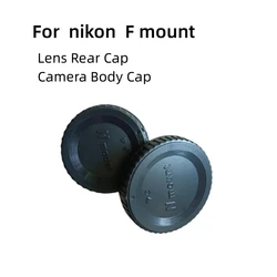 Camera Body Cap+Rear Lens Cover Anti-dust Protection ABS Plastic Black for Nikon D800 D850 D750 Camera Accessories N