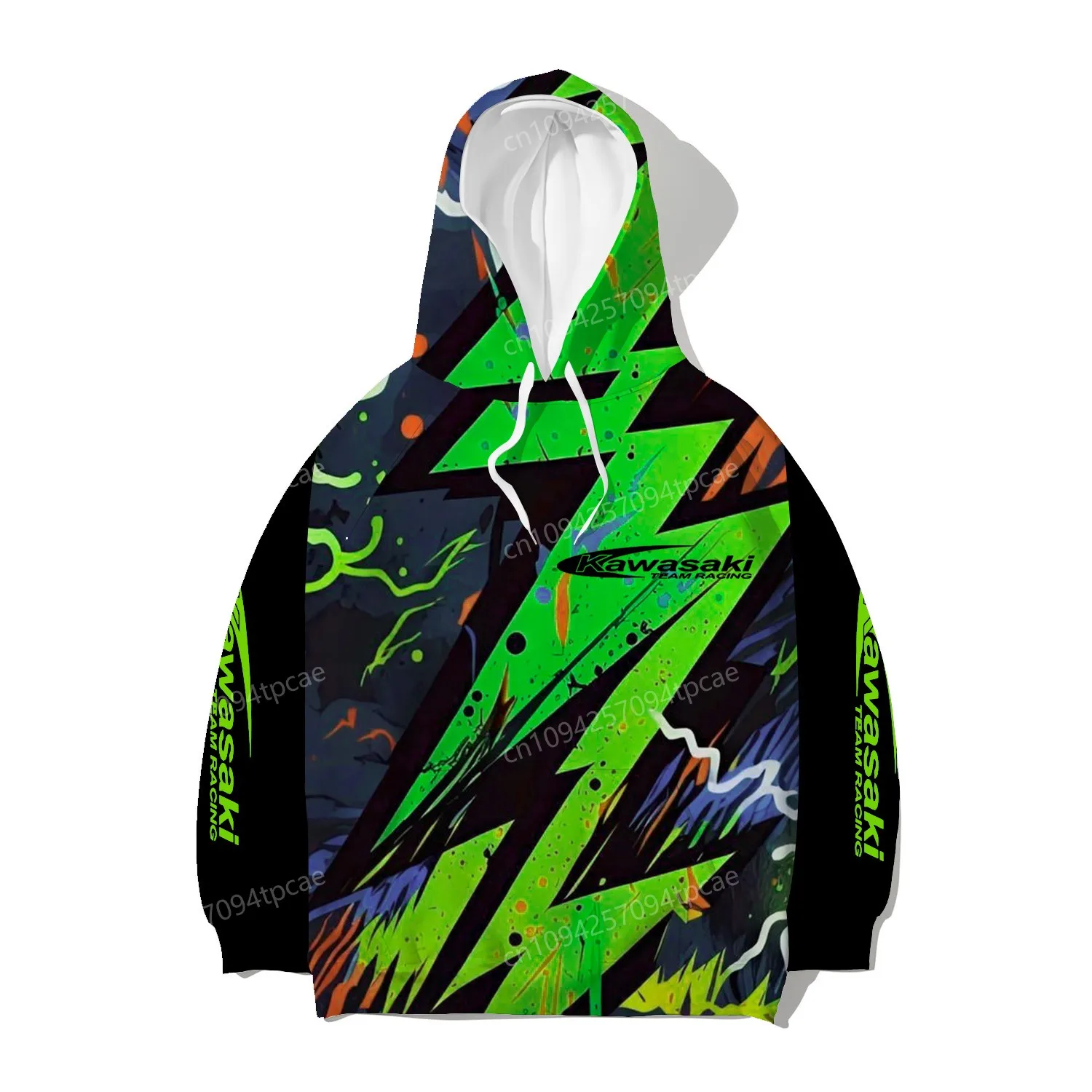 Kawasaki High-quality Sweatshirt Unisex Oversized Hoodie Motorcycle Uniform Mens Clothing Extreme Sports Racing Suit Street