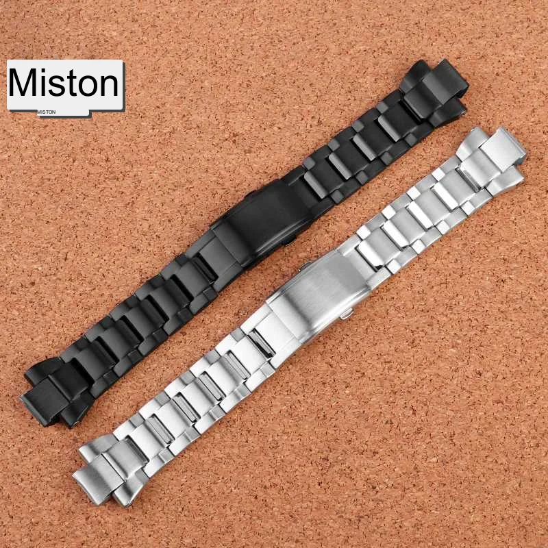 GST B400 Stainless Steel Watch Band Bracelet For Casio Metal Strap G-Shock Steel Core GST B400 Men\'s Solid Fine Steel Watchband