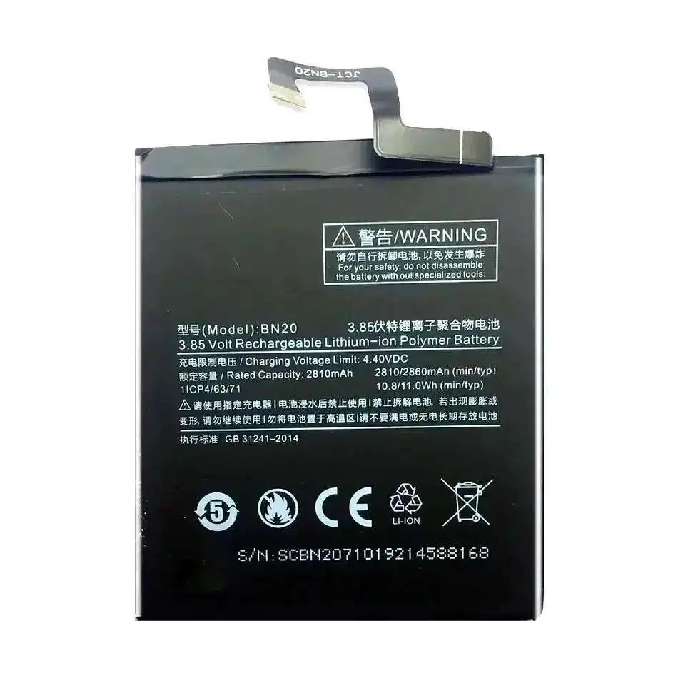 

2810mAh BN20 For Xiaomi MI 5C M5C mi5C Mobile Phone Battery High-Capacity
