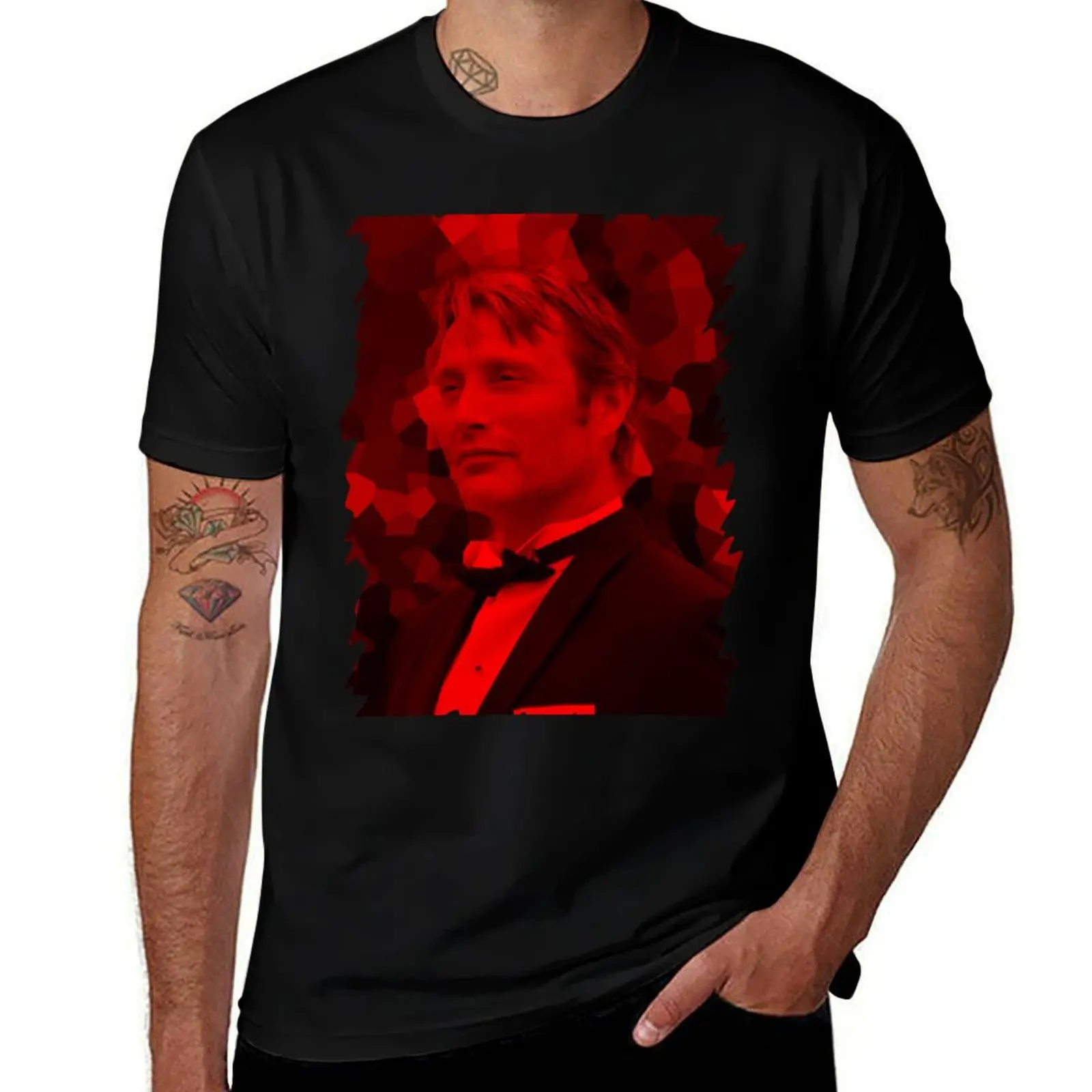 Mads Mikkelsen - Celebrity T-Shirt Sports Basic Short Sleeve T-Shirt