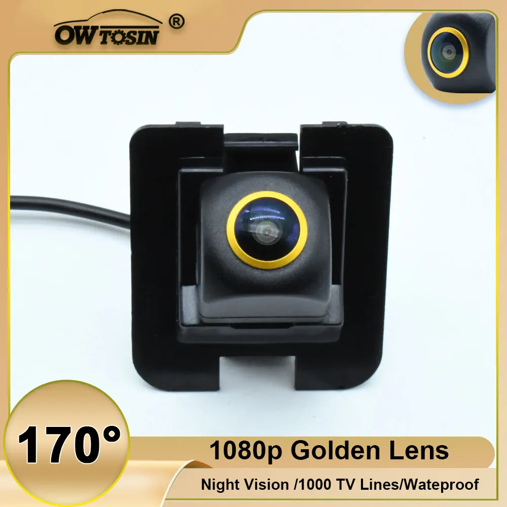 Vehicle AHD 1080P 170° Golden Lens Rear View Car Camera For Mercedes Benz C-Class W204 2007 2008 2009 2010 Reversing Monitor