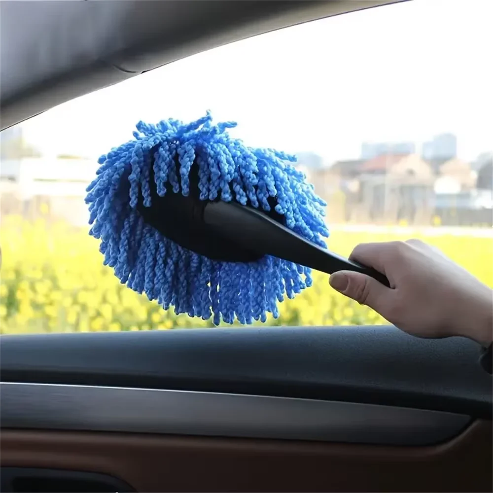 3pcs Super Soft Microfiber Car Duster Brush Set for Car Home Kitchen Computer - Dusting Cleaning Tool