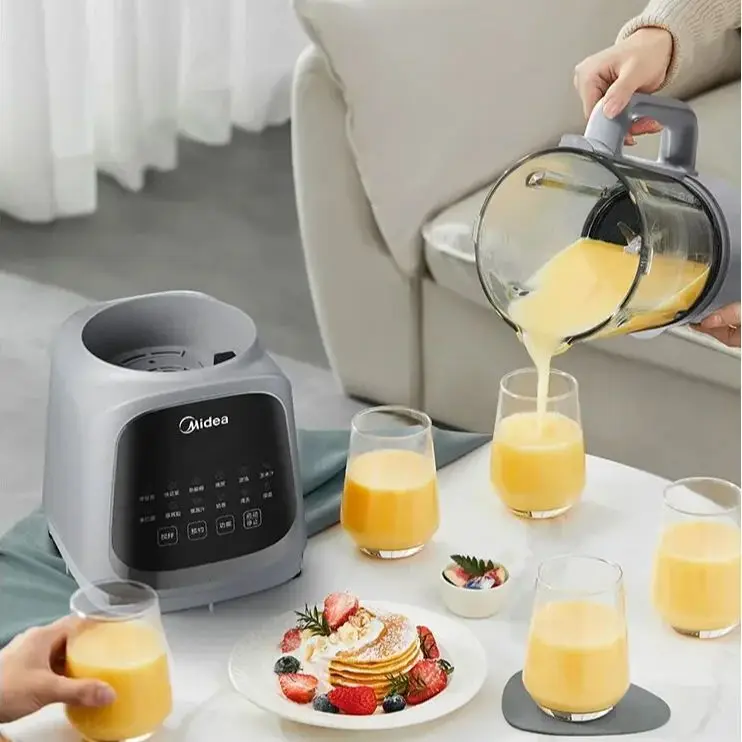 Домашний блендер Midea высокой емкости 1,75 л, полностью автоматическая, без фильтра, без приготовления пищи, многофункциональная умная соковыжималка