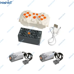 8-kanaals afstandsbediening app programmeren 2 Meduim Moter Set DIY creatieve bouwsteen Power Functie MOC 8883 kinderen speelgoed cadeau
