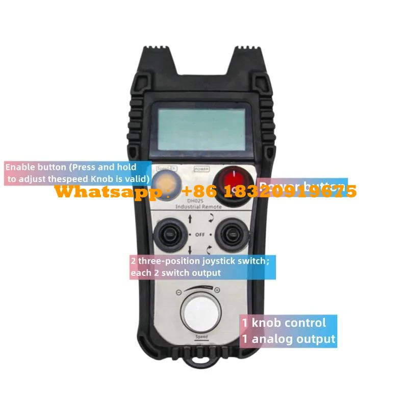 DH02ST Industrial Controller with Single Speed Adjustment Two Joysticks for Turning  Roller frame welding cutting