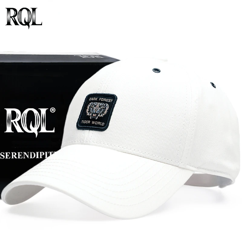 RQL Men\'s Baseball Cap for Women 2023 Winter Trucker Sports Golf Hat Breathable Snapback Hip Hop Fashion Design Brand Cycling