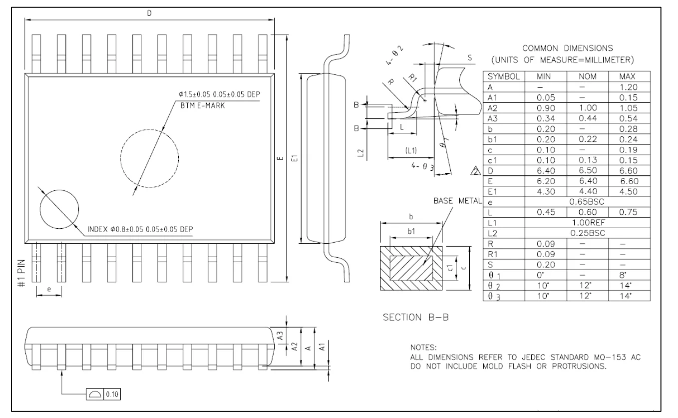 10 unids/lote N32G003 N32G003F5S7 TSSOP20 microcontrolador MCU
