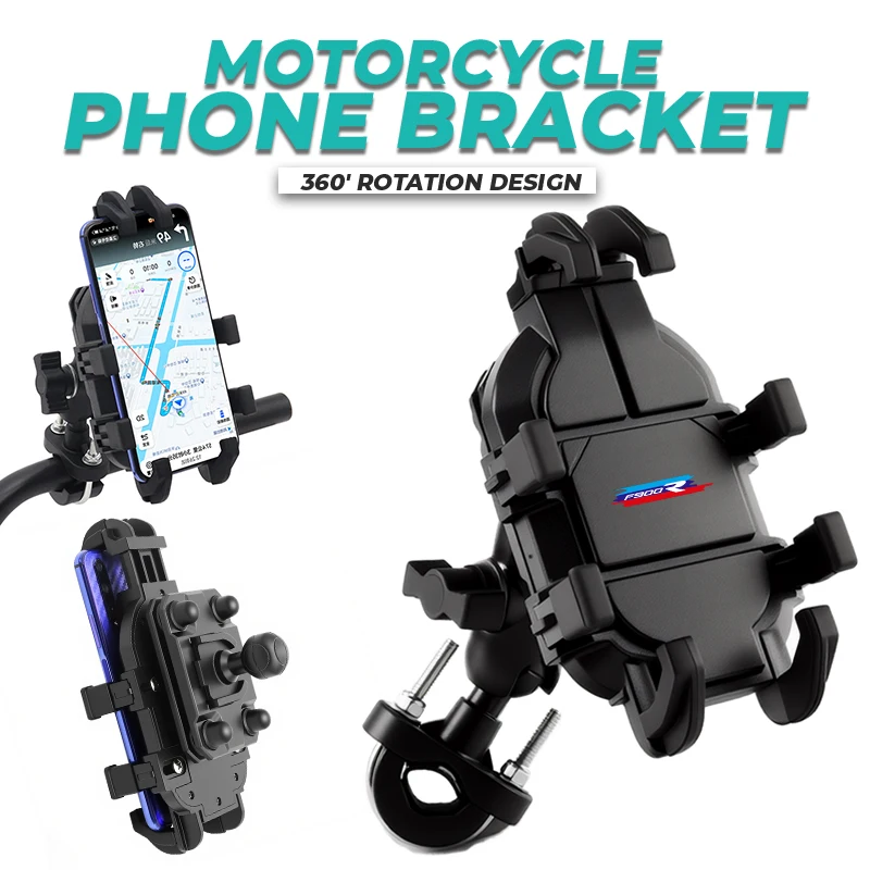 Soporte a prueba de golpes para teléfono inteligente, accesorios para motocicleta BMW GS G310R NINET F900XR HP-R1250, 4,7-7,1 pulgadas