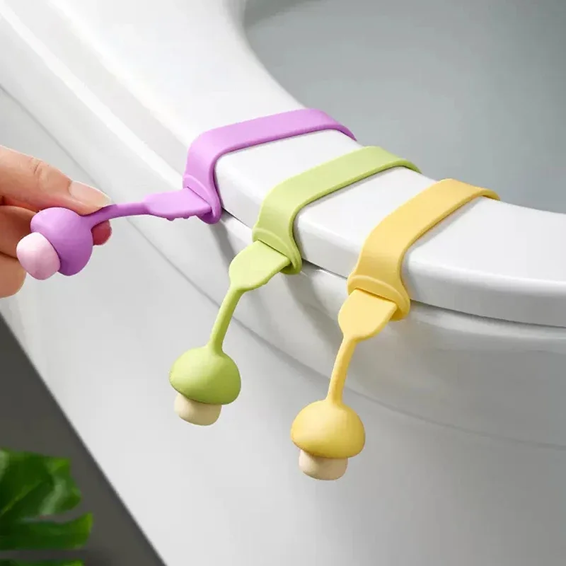 2pcs Multifunction Toilet Seat Lifter Toilet Lifting Device Avoid Touching Toilet Lid Handle Pot Seat Lifter Tool WC Accessories