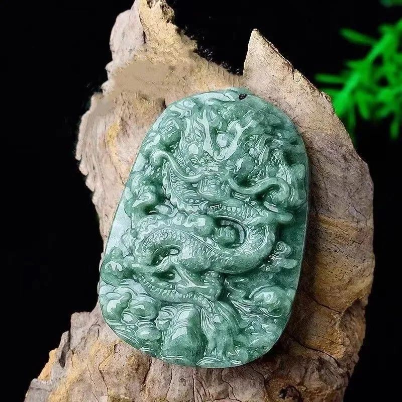 Ice zodiac dragon pendant dragon pendant  line world jade pendant jade brand