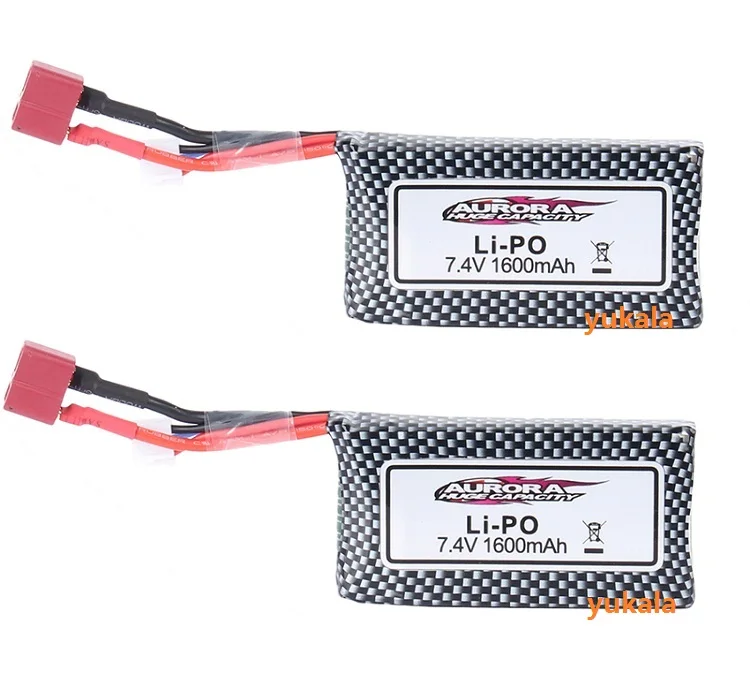 XLH/XINLEHONG 9125  R/C Truck original 2S 7.4v 1600mAh / Upgrade 7.4v 2000mAh Lipo Battery /7.4V USB charger XLH 9125 R/C car