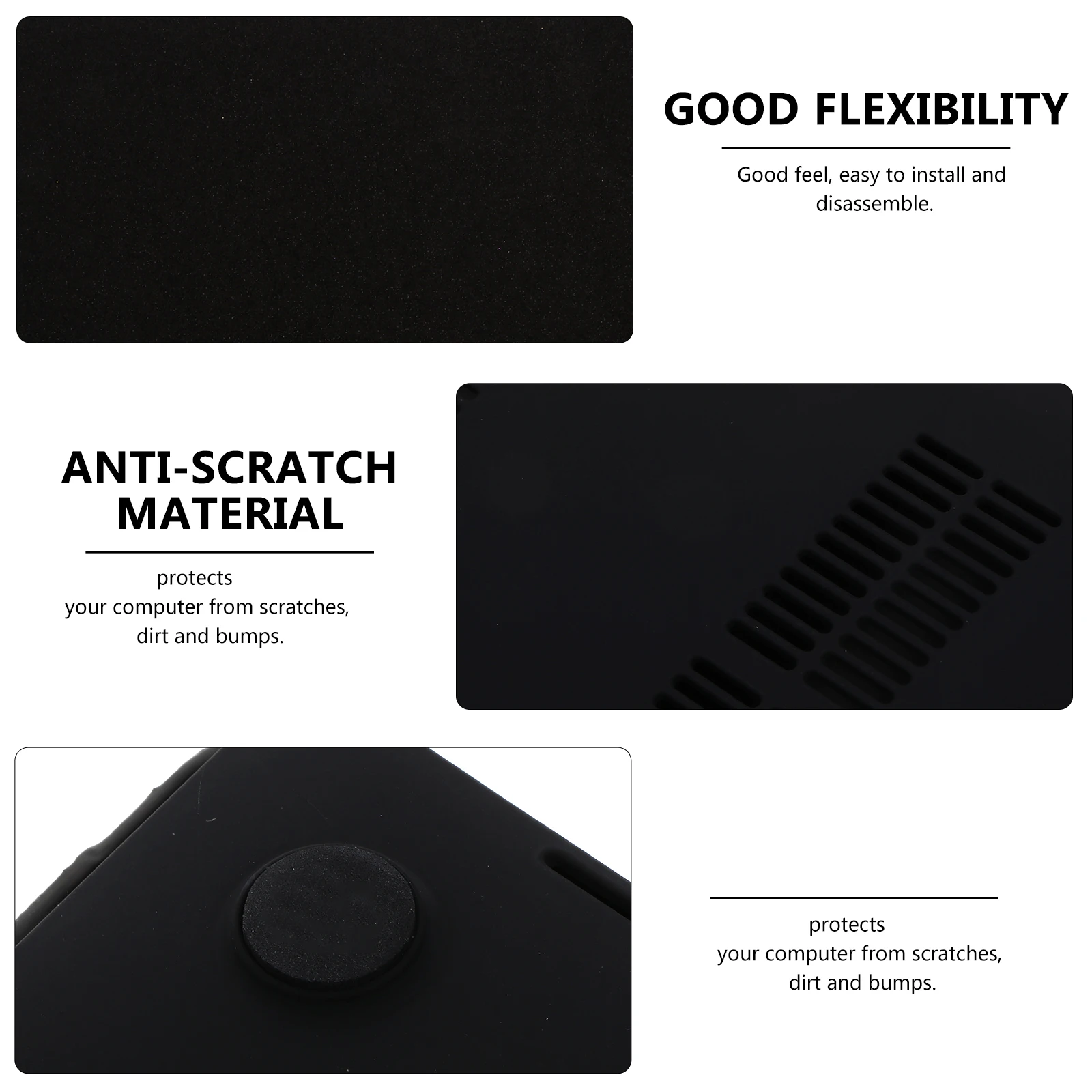 

Durable Laptop Cover for Exquisite Details Scratch Resistant Plastic Shell Good Flexibility Easy Use Laptop Case