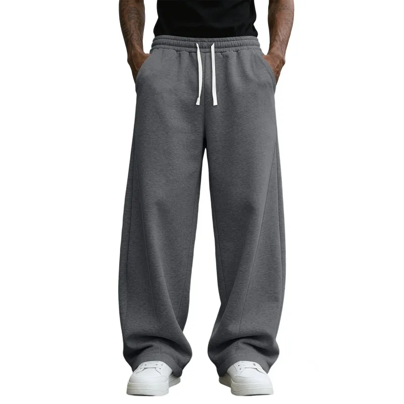 

New Korean style Sweatpants Sport Pants Men Running Pants Spring Summer Loose Casual Sweat Straight Jogging Pants Men
