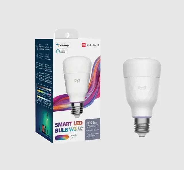 Smart Bulb W3 Smart & Voice Control Enabled Color YLDP005 Light Lighting Smart  Wireless Bluetooth Control