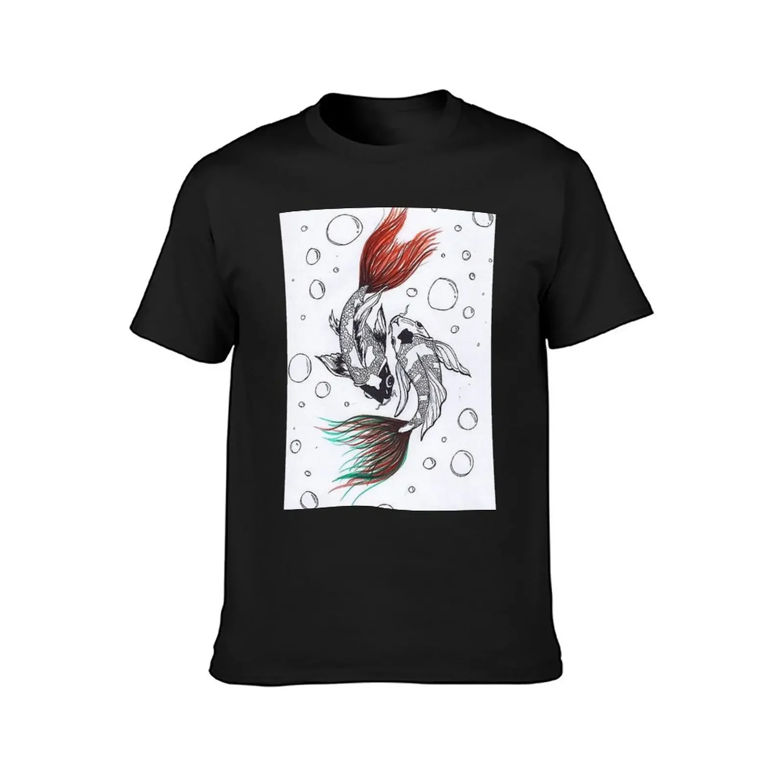 Koi Fish T-Shirt summer clothes graphic shirts mens designer clothes