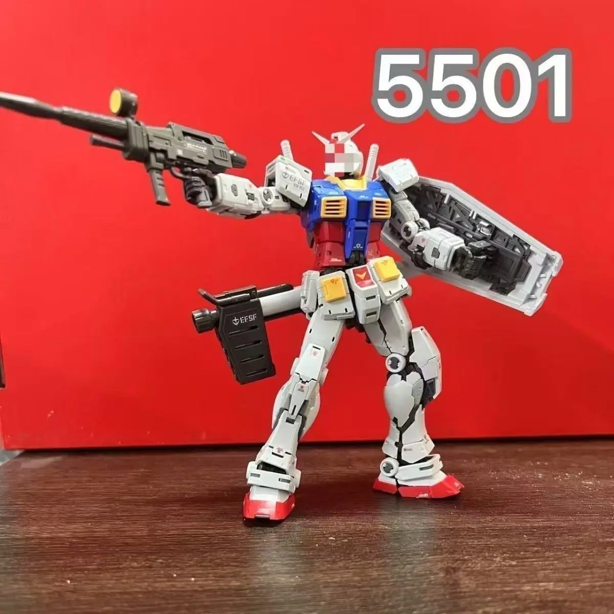 ชางหลงรุ่น 5501 RG 1/144 Rx-78-2 Ver 2.0 ชุดประกอบข้อต่อที่สามารถเคลื่อนย้ายได้คุณภาพสูงสะสมหุ่นยนต์รุ่นเด็กของขวัญ