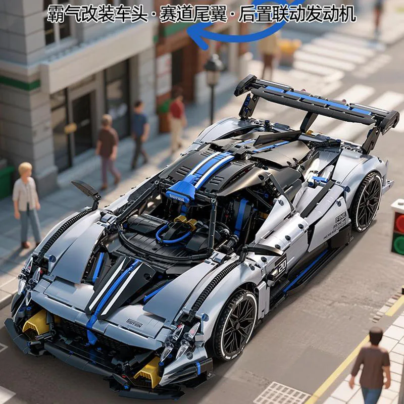 

Новый 88806 3500 шт. MOC Технический 1:8 Суперкар Строительные блоки Сборка автомобильных кирпичей Модель DIY Игрушки для мальчиков Подарочный набор на день рождения