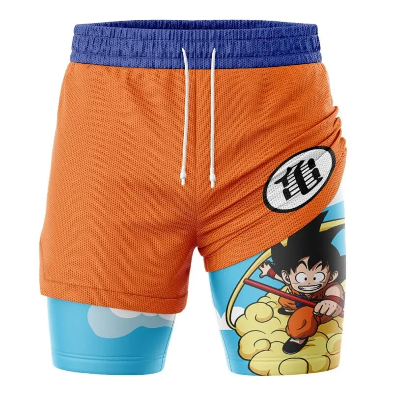 Double Layered Shorts, Suitable for Men's Summer Hiking and Casual Beach Pants