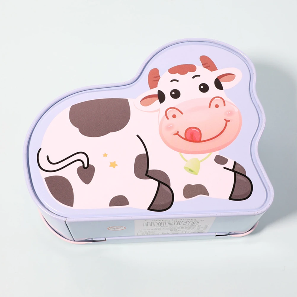 1pc Milch Kuh Sparschwein Weißblech Spardose Große Kapazität Münze Lagerung Kinder Sparen Jar Kinder Geschenk Dekorative Zinn spardose