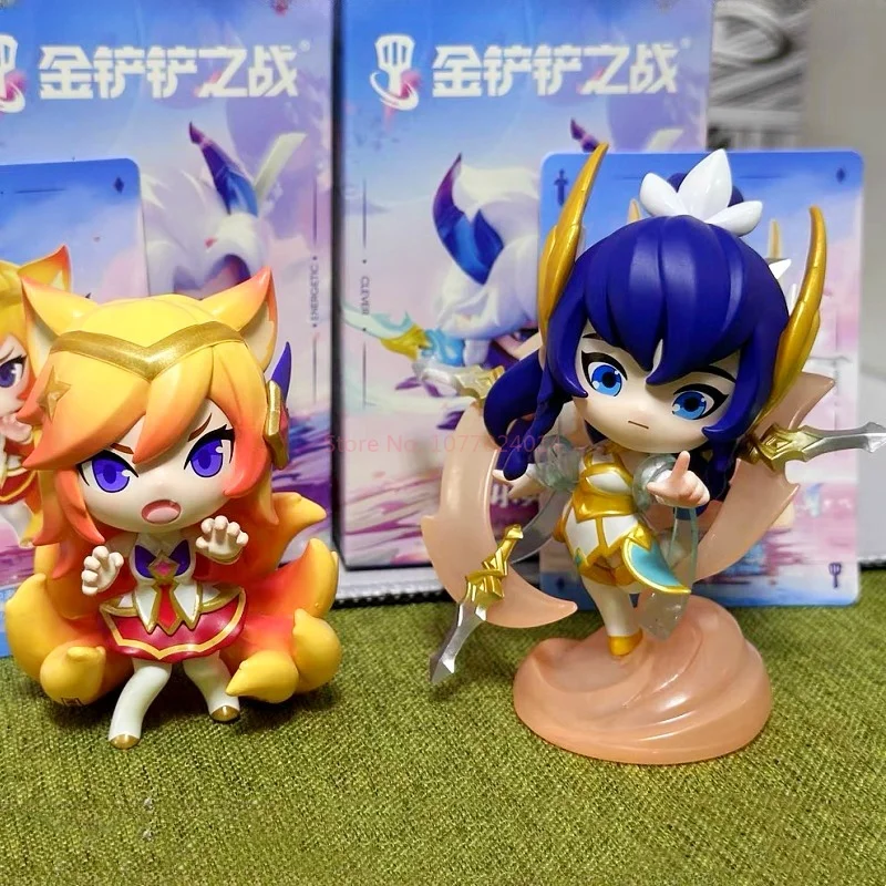 Neue Tft Mobile Little Hero Serie Blind Box Spielzeug Spiel Charakter Ahri Akali The Unforgeotten Yone Sammlung Modell Geschenk PVC Figur