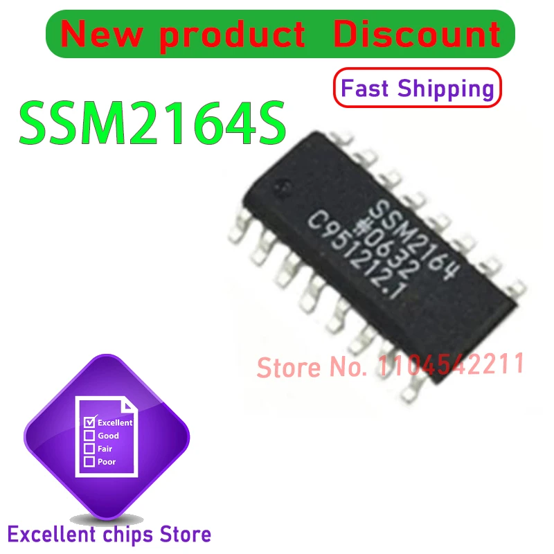 

5pcs New original SSM2164S SSM2164 SOP16 chip