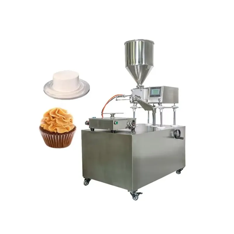 Automatic Cake Icing Decorating Machine Cake Cream Spreader Machine Cake Smoothing Coating Machine Customized