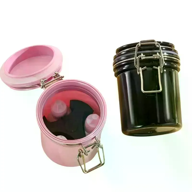 Leak-Proof False Eyelash Glue Storage Container For Beauty Salons 200 ML Eyelash Glue Storage Eyelash Extension Glue Storage Ja