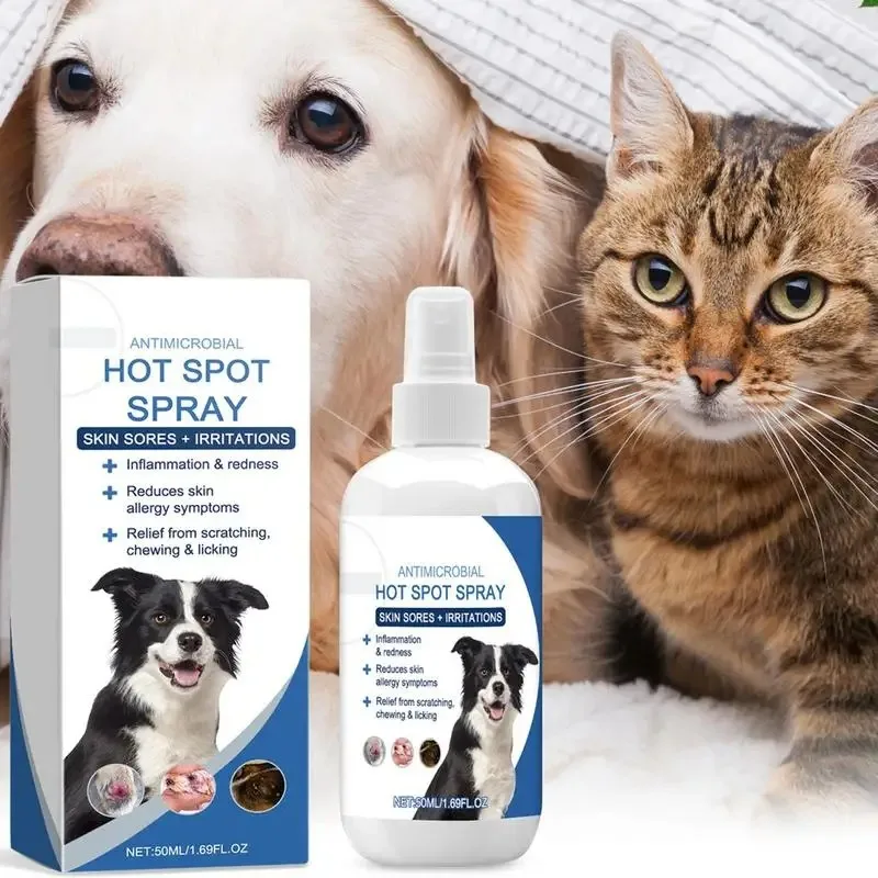 50ml Pet Conditioner Cat Dog Styling Grooming Spray Deodorizing Anti Itch Mild Safe Kitten Puppy Bathing Spray Pet Supplies