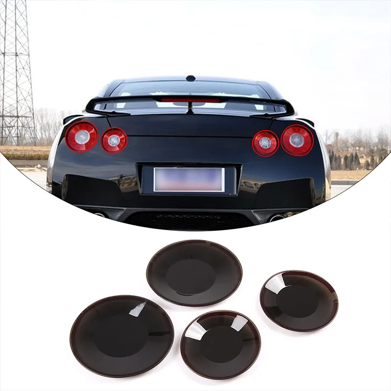 

For Nissan GTR R35 2008-2016 Car Tail Light Shade Rear Brake Light Signal Lamp Indicator Protection Cover Decoration Accessories