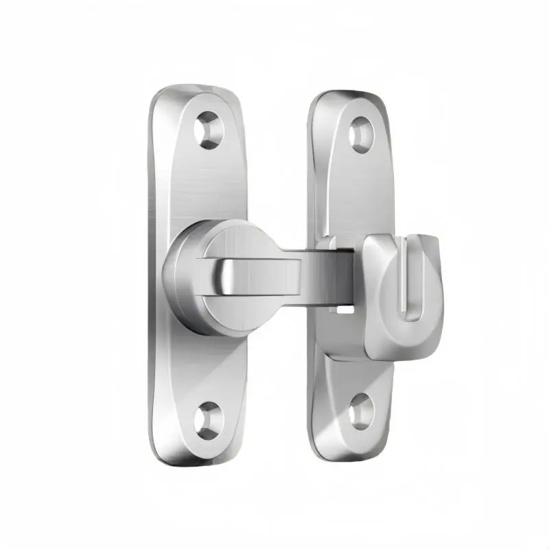 90/180 Degree Flip Door Lock Home Security Sliding Door Latch Small Gate Latches Hardware Anti-theft Lock Zinc Alloy Door Bolts
