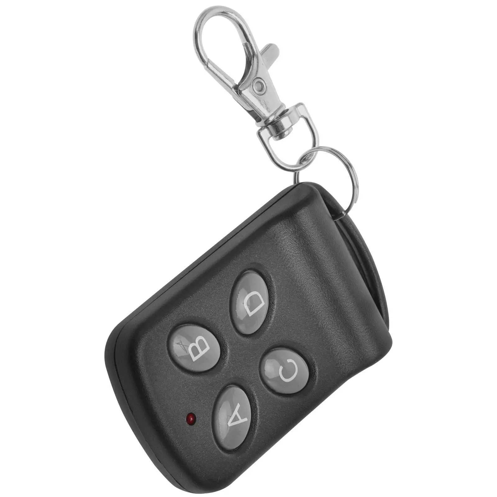1pcs Electric Controller 4 Button 433Mhz Remote Key Fob Garage Mini Chain Wireless Remote Control for Rolling