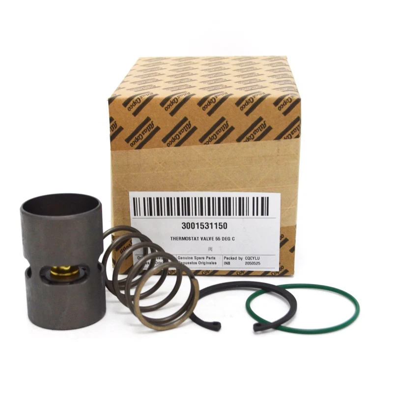 

2026 Atlas Copco GA250 Screw Industrial Air Compressor Thermostat Valve Kit 3001531150 Service Kit Made of Durable Metal